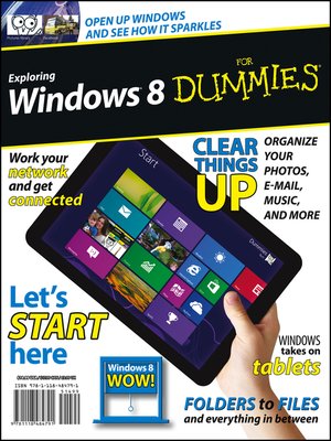 cover image of Exploring Windows 8 For Dummies